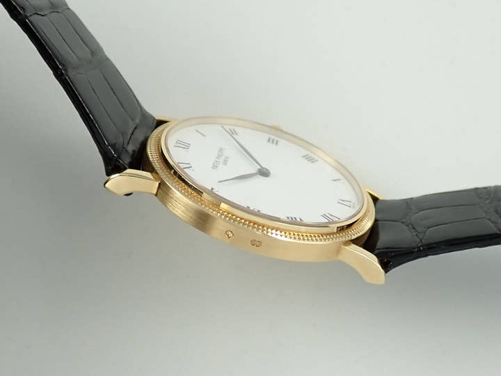 パテックフィリップ カラトラバ Ref.3992J イエローゴールド ホワイト文字盤