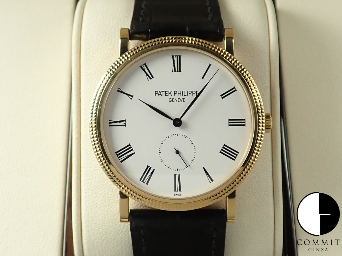 パテックフィリップ カラトラバ Ref.5119J-001 イエローゴールド ホワイト文字盤