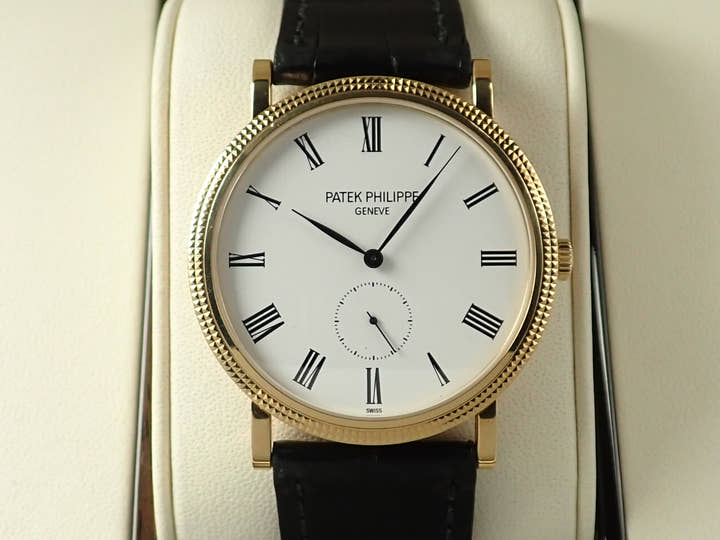 パテックフィリップ カラトラバ Ref.5119J-001 イエローゴールド ホワイト文字盤