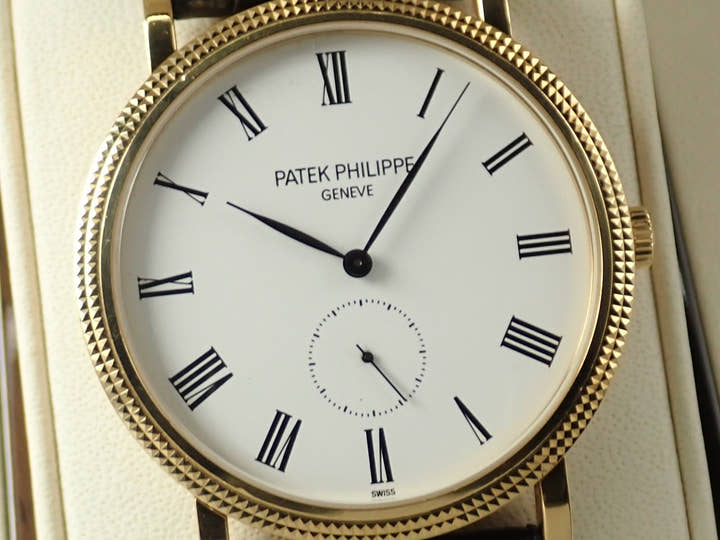 パテックフィリップ カラトラバ Ref.5119J-001 イエローゴールド ホワイト文字盤