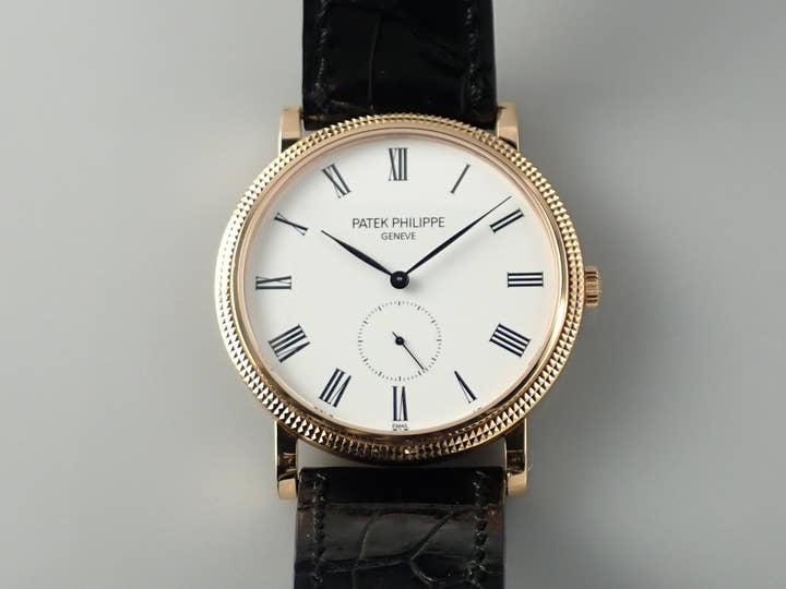 パテックフィリップ カラトラバ Ref.5116R-001 ローズゴールド エナメル文字盤
