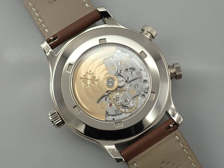 パテックフィリップ カラトラバ パイロット トラベルタイム Ref.5524G-001 ホワイトゴールド ブルー文字盤