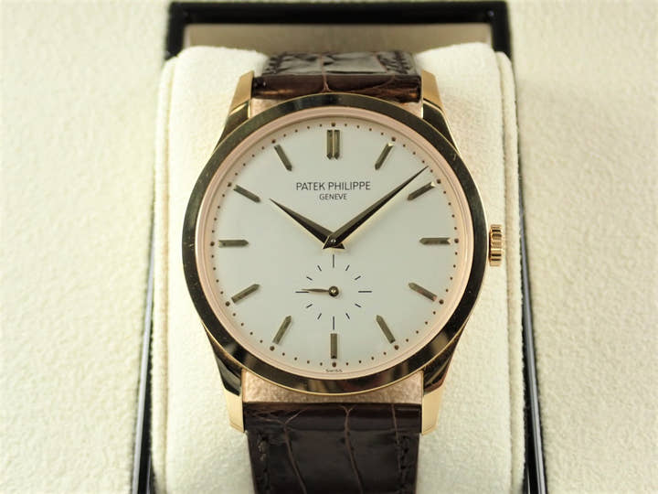 パテックフィリップ カラトラバ Ref.5196J-001 イエローゴールド シルバー文字盤