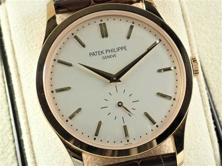 パテックフィリップ カラトラバ Ref.5196J-001 イエローゴールド シルバー文字盤
