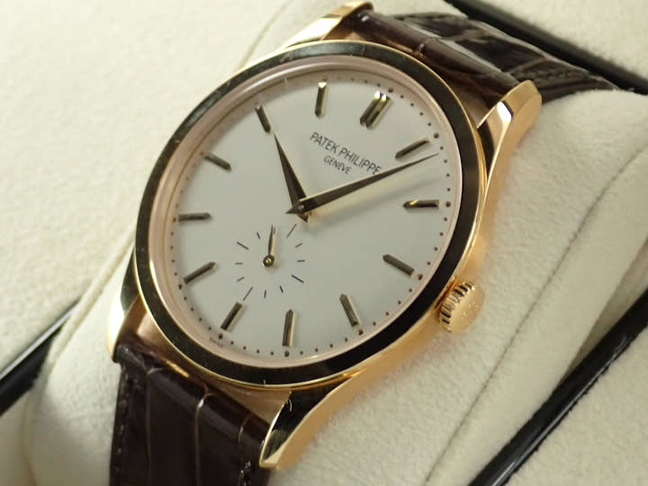 パテックフィリップ カラトラバ Ref.5196J-001 イエローゴールド シルバー文字盤