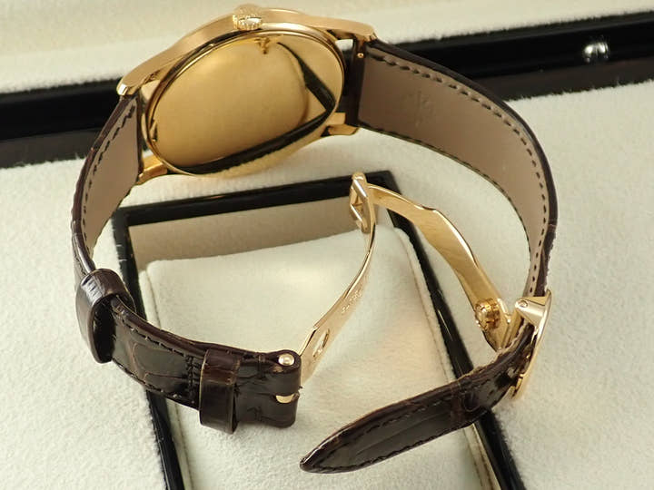 パテックフィリップ カラトラバ Ref.5196J-001 イエローゴールド シルバー文字盤