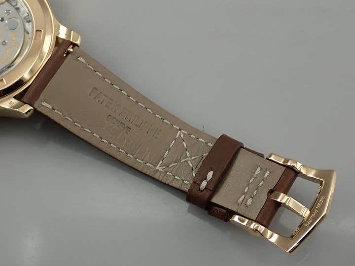 パテックフィリップ カラトラバ パイロット トラベルタイム Ref.7234R-001 ローズゴールド ブラウン文字盤