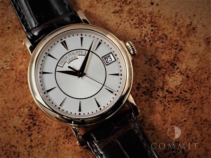 パテックフィリップ カラトラバ オフィサー Ref.5153R-001 ローズゴールド シルバー文字盤