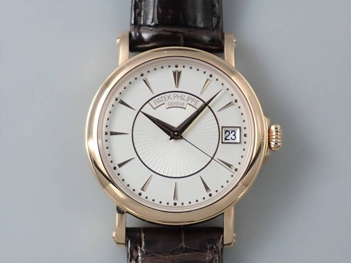 パテックフィリップ カラトラバ オフィサー Ref.5153R-001 ローズゴールド シルバー文字盤