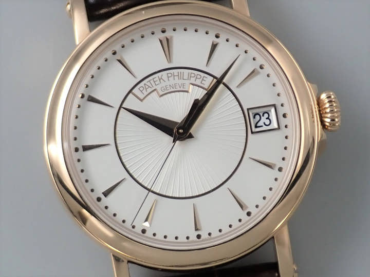 パテックフィリップ カラトラバ オフィサー Ref.5153R-001 ローズゴールド シルバー文字盤