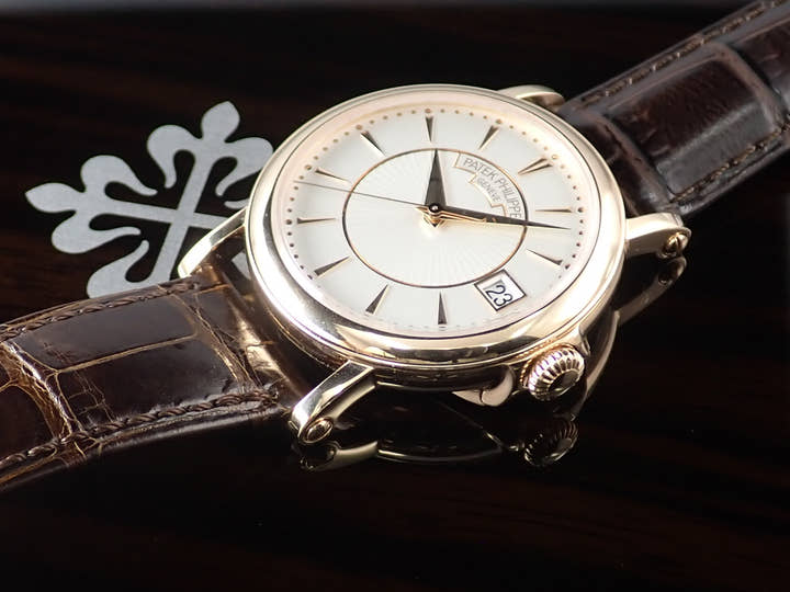 パテックフィリップ カラトラバ オフィサー Ref.5153R-001 ローズゴールド シルバー文字盤