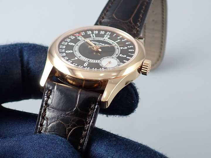 パテックフィリップ カラトラバ Ref.6000R-001 ローズゴールド ブラウン文字盤