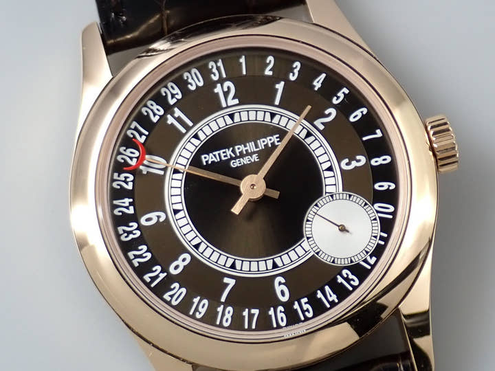 パテックフィリップ カラトラバ Ref.6000R-001 ローズゴールド ブラウン文字盤