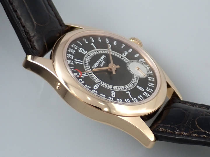 パテックフィリップ カラトラバ Ref.6000R-001 ローズゴールド ブラウン文字盤