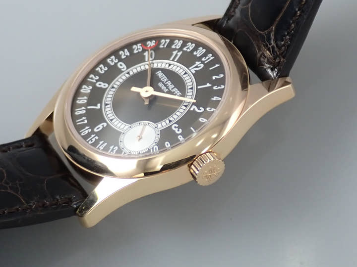 パテックフィリップ カラトラバ Ref.6000R-001 ローズゴールド ブラウン文字盤
