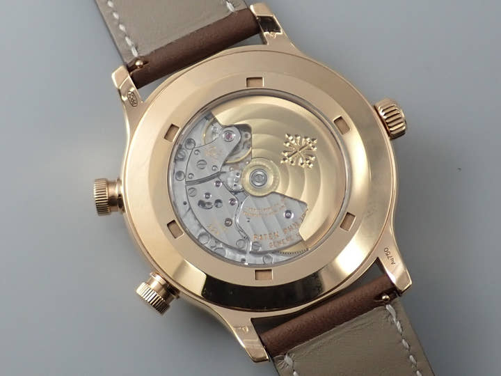 パテックフィリップ カラトラバ パイロット トラベルタイム Ref.5524R-001 ローズゴールド ブラウン・ソレイユ文字盤