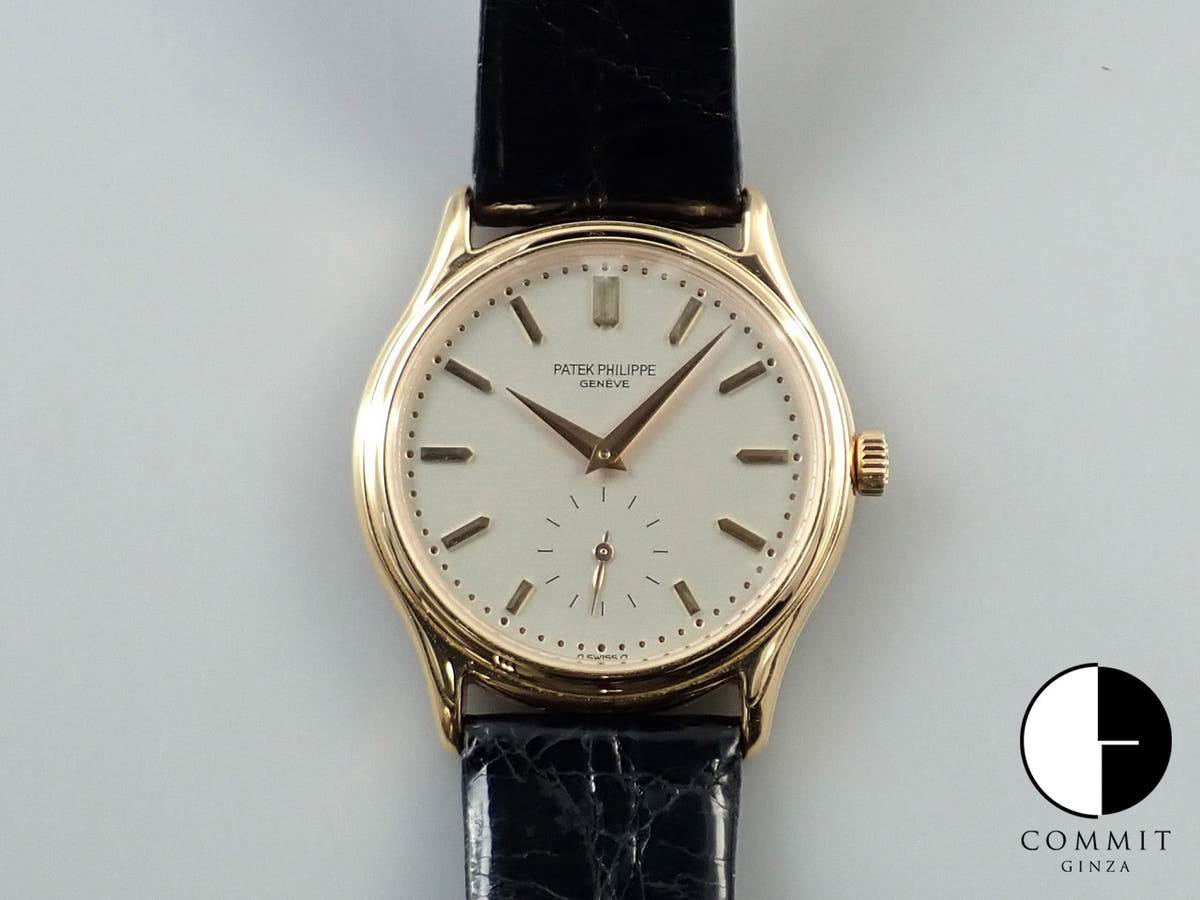 パテックフィリップ カラトラバ Ref.3923R ローズゴールド アイボリー文字盤