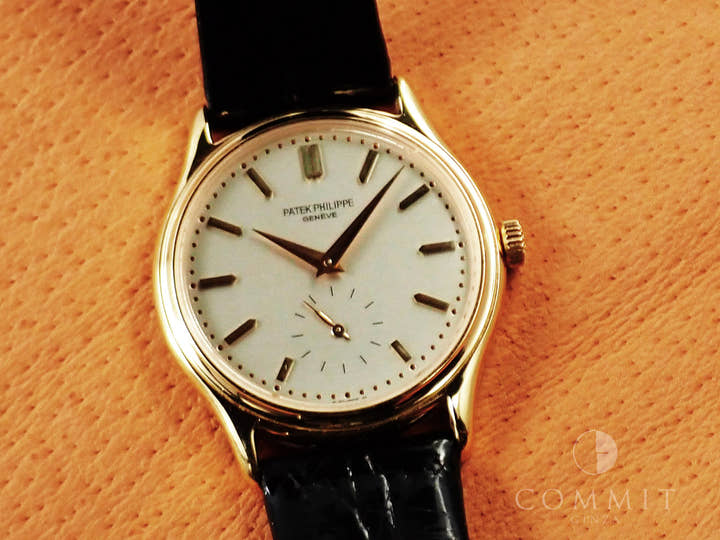 パテックフィリップ カラトラバ Ref.3923R ローズゴールド アイボリー文字盤