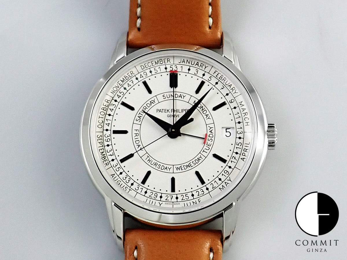 パテックフィリップ カラトラバ ウィークリーカレンダー Ref.5212A-001 ステンレススチール シルバー文字盤