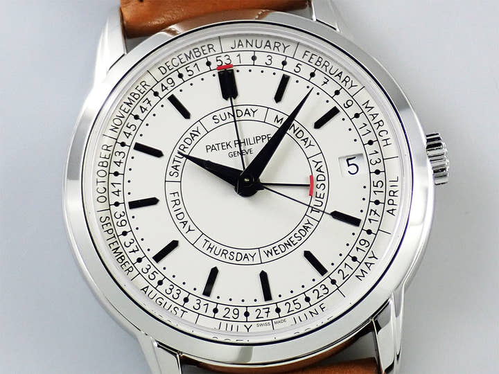 パテックフィリップ カラトラバ ウィークリーカレンダー Ref.5212A-001 ステンレススチール シルバー文字盤