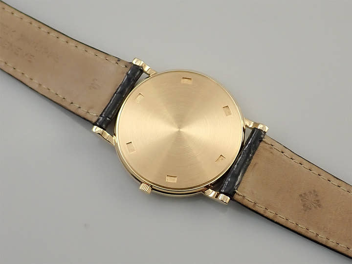 パテックフィリップ カラトラバ Ref.3520DJ イエローゴールド ホワイト文字盤