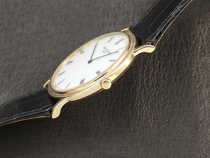 パテックフィリップ カラトラバ Ref.3520DJ イエローゴールド ホワイト文字盤