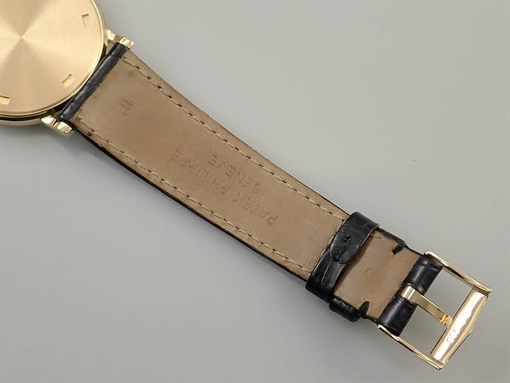 パテックフィリップ カラトラバ Ref.3520DJ イエローゴールド ホワイト文字盤