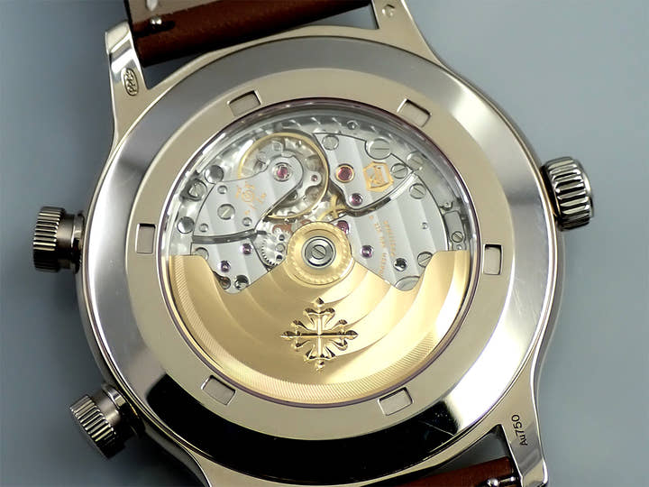 パテックフィリップ カラトラバ パイロット トラベルタイム Ref.5524G-001 ホワイトゴールド ブルー文字盤