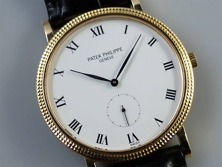 パテックフィリップ カラトラバ Ref.3919J イエローゴールド ホワイト文字盤