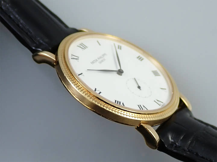 パテックフィリップ カラトラバ Ref.3919J イエローゴールド ホワイト文字盤