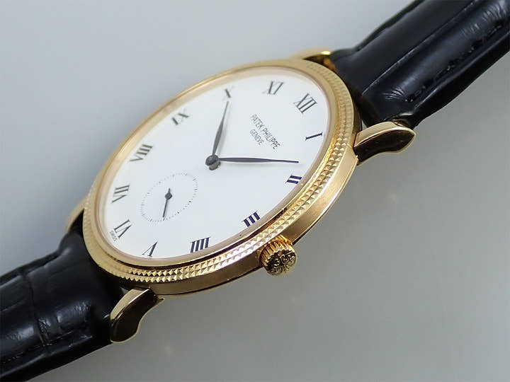 パテックフィリップ カラトラバ Ref.3919J イエローゴールド ホワイト文字盤