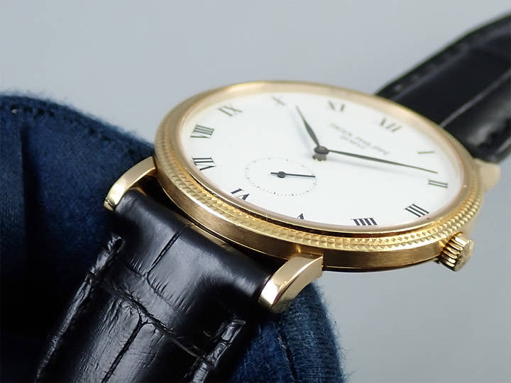 パテックフィリップ カラトラバ Ref.3919J イエローゴールド ホワイト文字盤