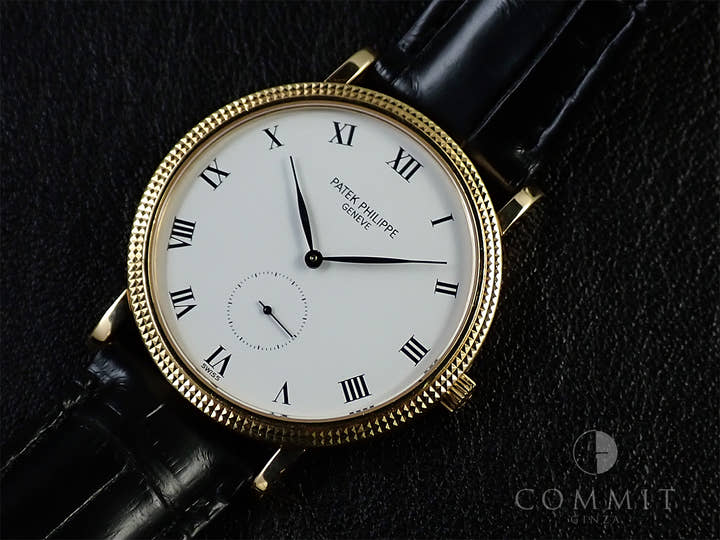 パテックフィリップ カラトラバ Ref.3919J イエローゴールド ホワイト文字盤