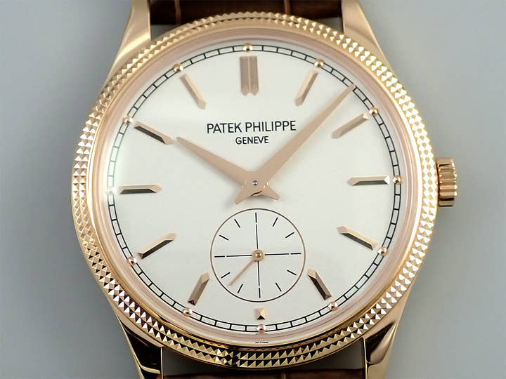 パテックフィリップ カラトラバ Ref.6119R-001 ローズゴールド シルバー文字盤