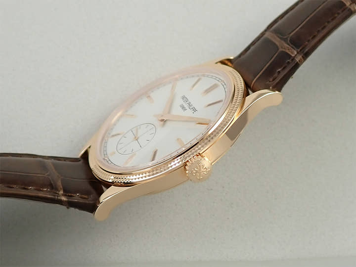 パテックフィリップ カラトラバ Ref.6119R-001 ローズゴールド シルバー文字盤