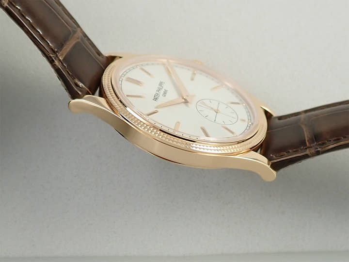 パテックフィリップ カラトラバ Ref.6119R-001 ローズゴールド シルバー文字盤