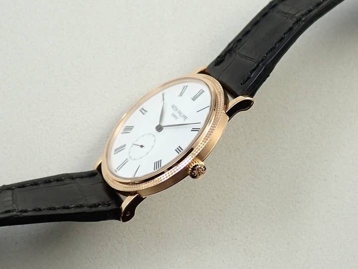 パテックフィリップ カラトラバ Ref.5116R-001 ローズゴールド エナメル文字盤