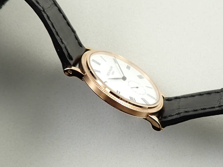 パテックフィリップ カラトラバ Ref.5116R-001 ローズゴールド エナメル文字盤