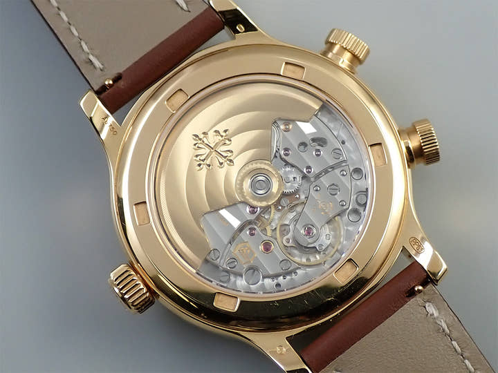 パテックフィリップ カラトラバ パイロット トラベルタイム Ref.7234R-001 ローズゴールド ブラウン文字盤