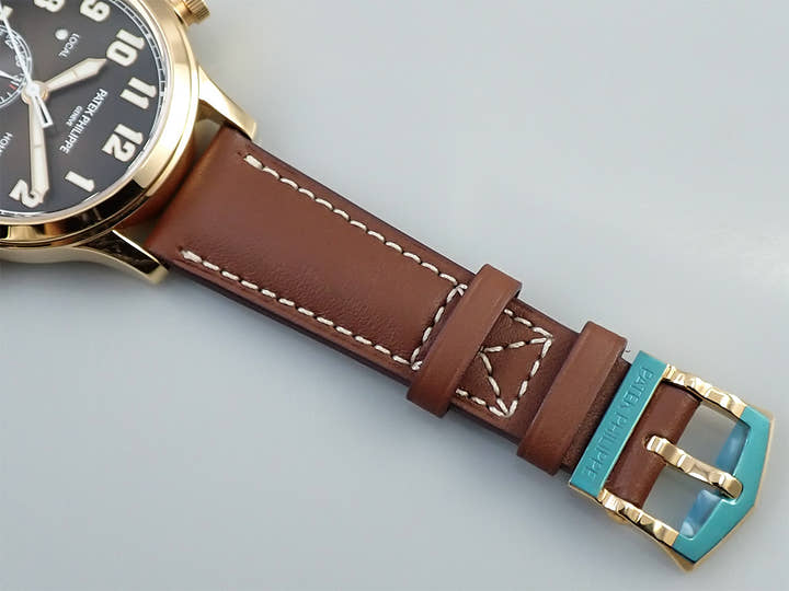 パテックフィリップ カラトラバ パイロット トラベルタイム Ref.7234R-001 ローズゴールド ブラウン文字盤