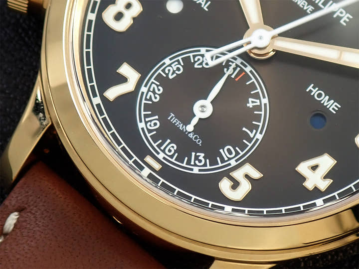 パテックフィリップ カラトラバ パイロット トラベルタイム Ref.7234R-001 ローズゴールド ブラウン文字盤