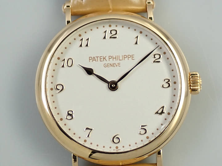 パテックフィリップ カラトラバ Ref.7200R-001 ローズゴールド シルバー・グレイン文字盤