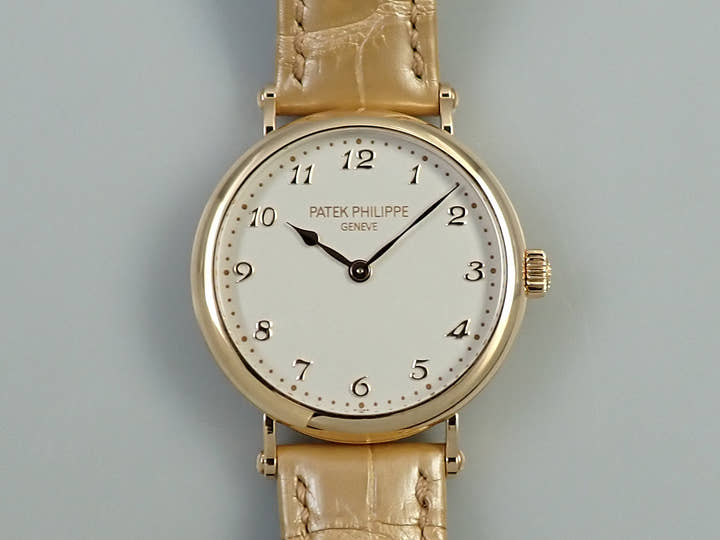 パテックフィリップ カラトラバ Ref.7200R-001 ローズゴールド シルバー・グレイン文字盤