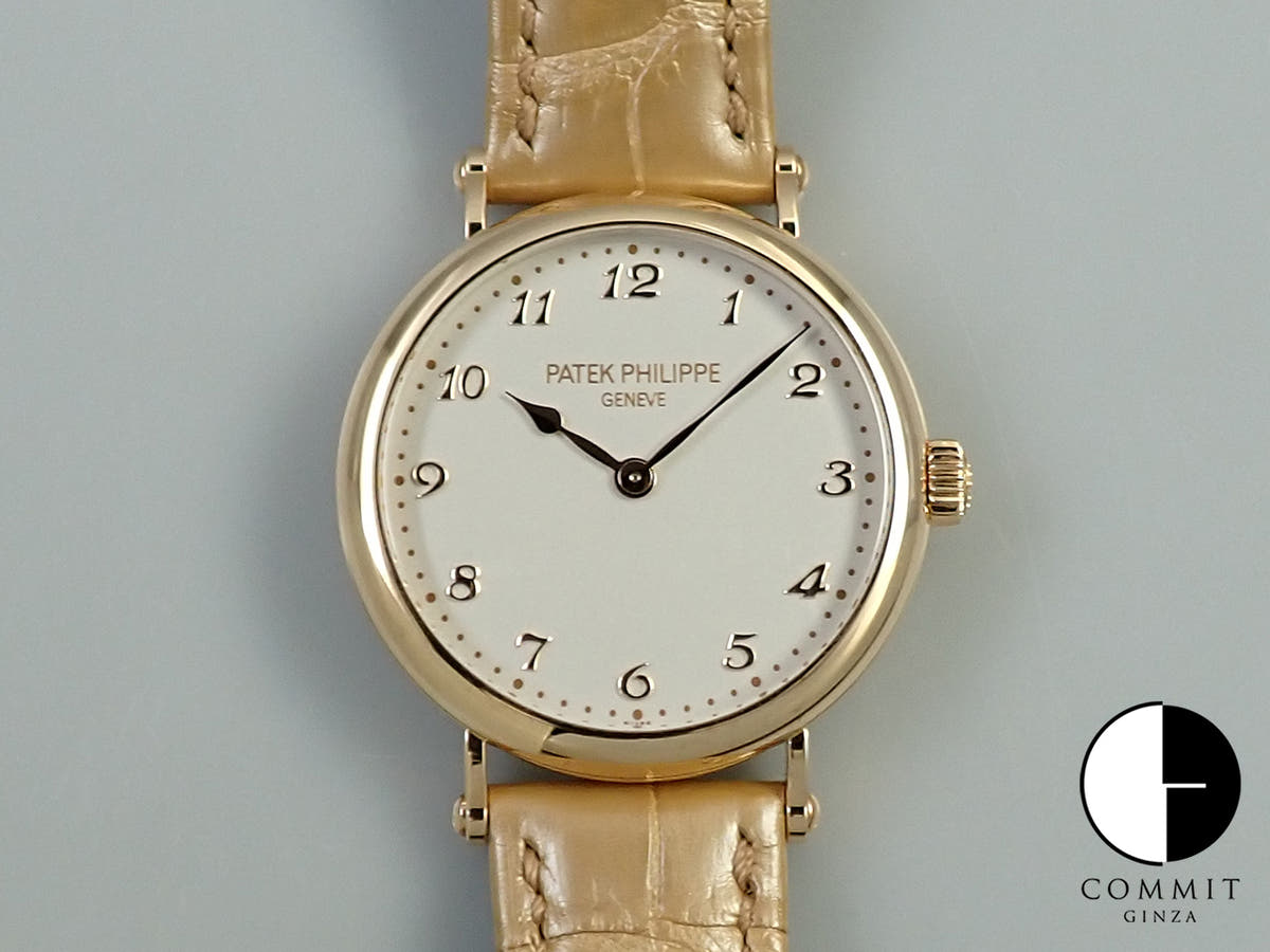 パテックフィリップ カラトラバ Ref.7200R-001 ローズゴールド シルバー・グレイン文字盤