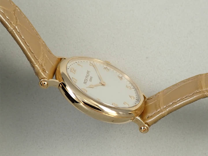 パテックフィリップ カラトラバ Ref.7200R-001 ローズゴールド シルバー・グレイン文字盤