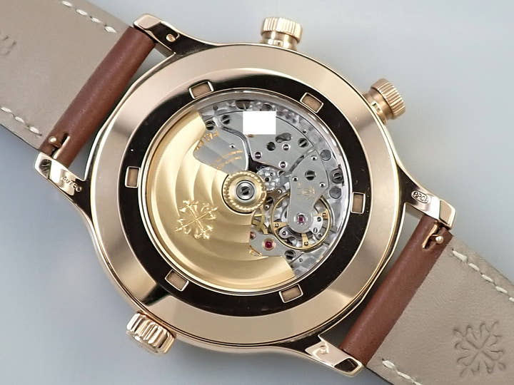 パテックフィリップ カラトラバ パイロット トラベルタイム Ref.5524R-001 ローズゴールド ブラウン・ソレイユ文字盤