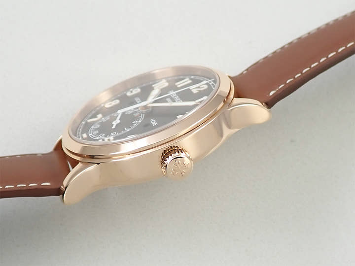 パテックフィリップ カラトラバ パイロット トラベルタイム Ref.5524R-001 ローズゴールド ブラウン・ソレイユ文字盤