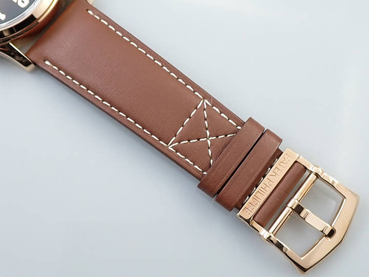 パテックフィリップ カラトラバ パイロット トラベルタイム Ref.5524R-001 ローズゴールド ブラウン・ソレイユ文字盤