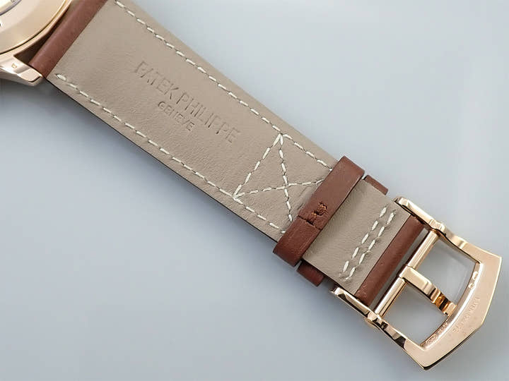 パテックフィリップ カラトラバ パイロット トラベルタイム Ref.5524R-001 ローズゴールド ブラウン・ソレイユ文字盤