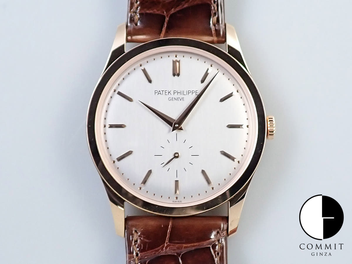 パテックフィリップ カラトラバ Ref.5196R-001 ローズゴールド シルバー文字盤